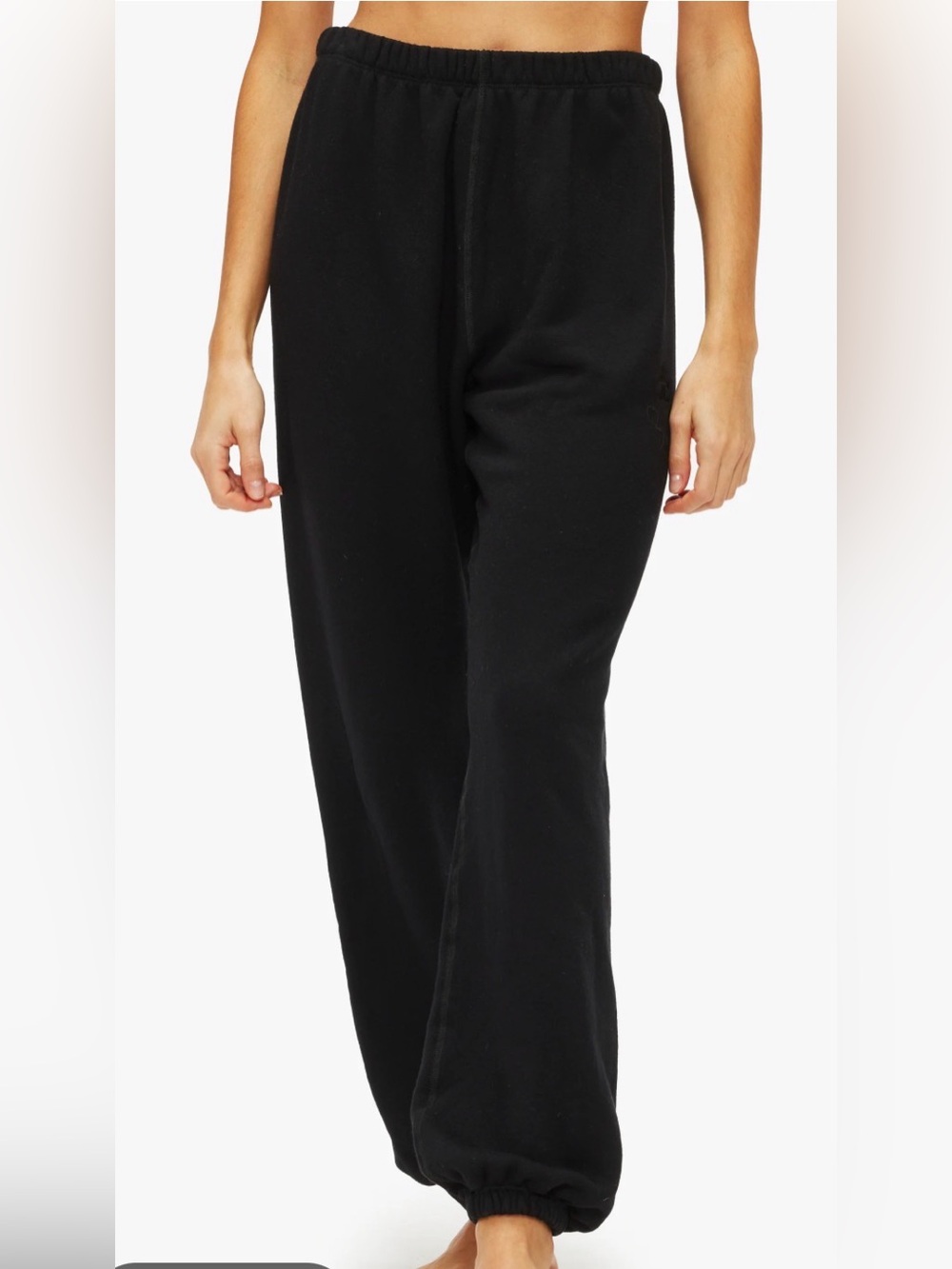 Eterne Black Track Joggers